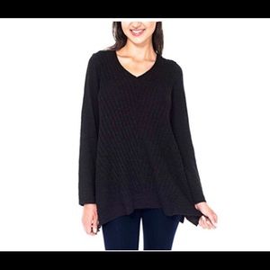 Beatrix Ost Ladies’ V Neck Black Sweater - Small